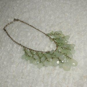 Waterfall Crystal Clusters Statement Necklace